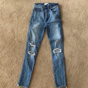 Abercrombie Super Skinny Ultra High Rise Denim